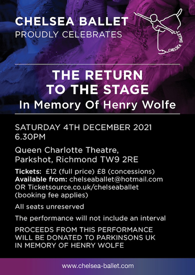 Chelsea Ballet poster for 2021 performance