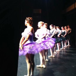 Chelsea Ballet Dancers in Paquita from the wings