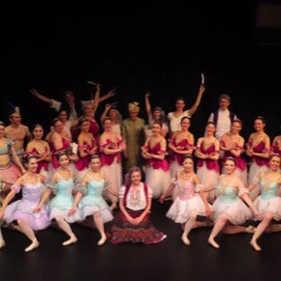 Chelsea Ballet dancers at the photo call after the show