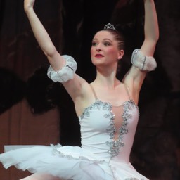 Chelsea Ballet dancer dancing The Frost Variation from The Season